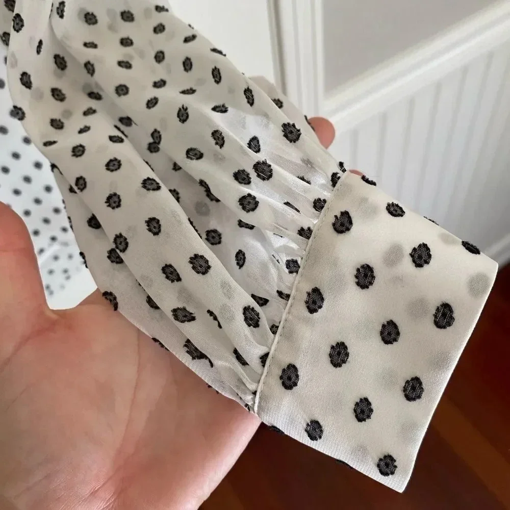 Banana Republic Women’s Polka Dot Blouse - Picture 8 of 10